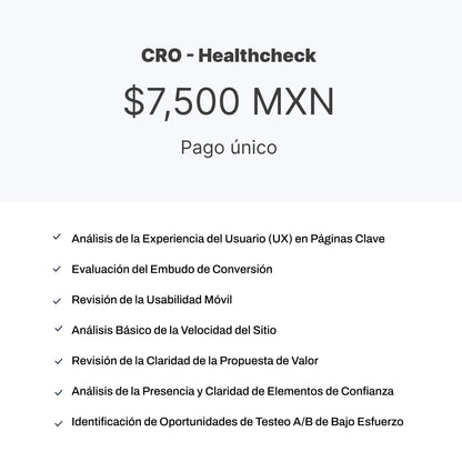 CRO - Conversion Rate Optimization